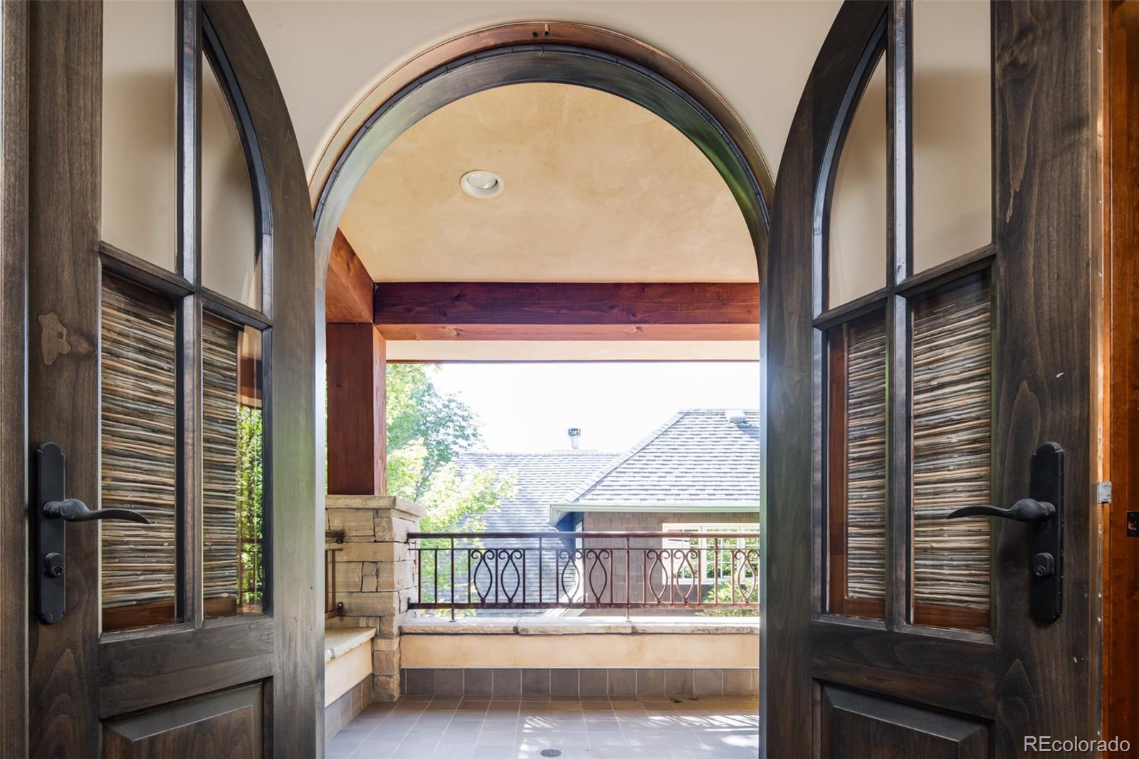 Secondary Bedroom #1 French Doors to Private Balcony