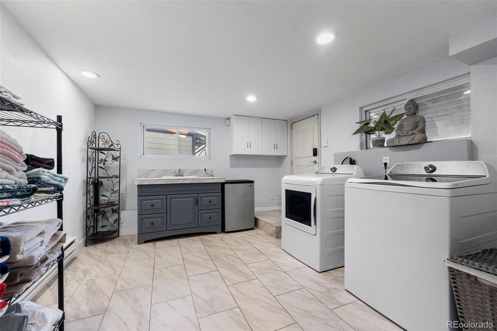 Spacious Laundry Room in Lower Level