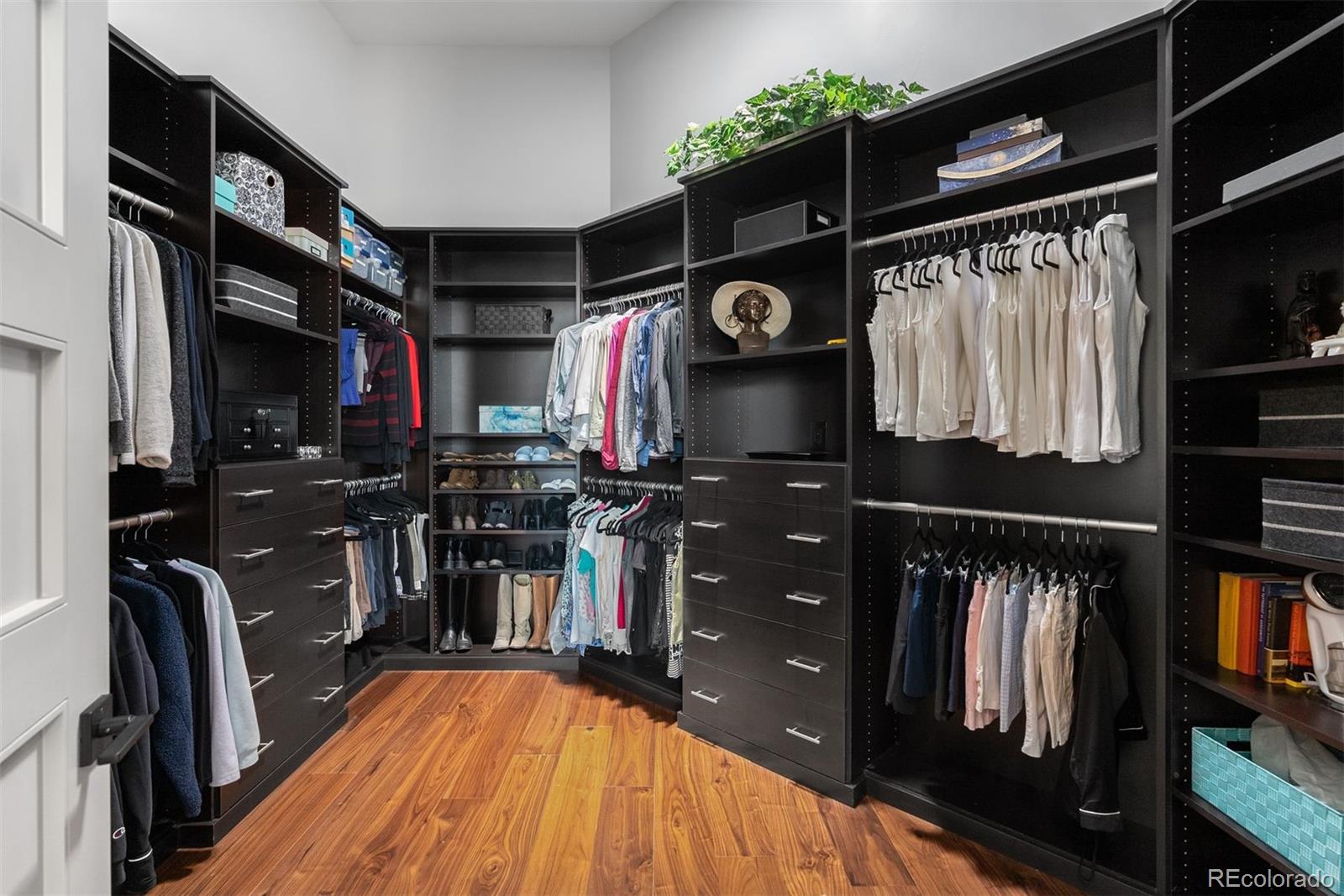 This walk-in closet isn’t just a storage area; it’s a personal sanctuary that elevates daily routines into a luxurious experience