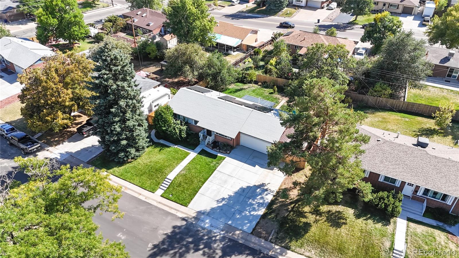 Private Side Yard from Basement