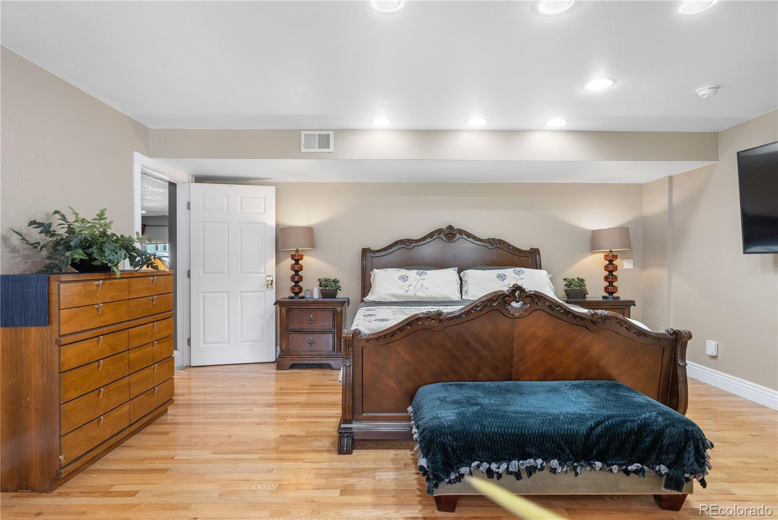 Beautiful Primary Bedroom on the main level.