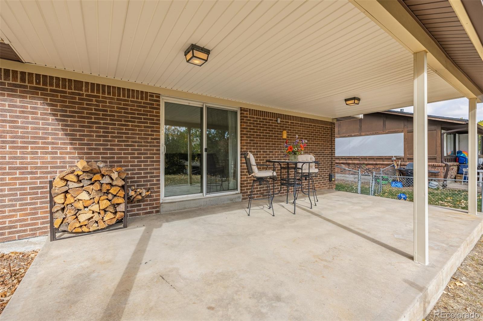 Covered patio