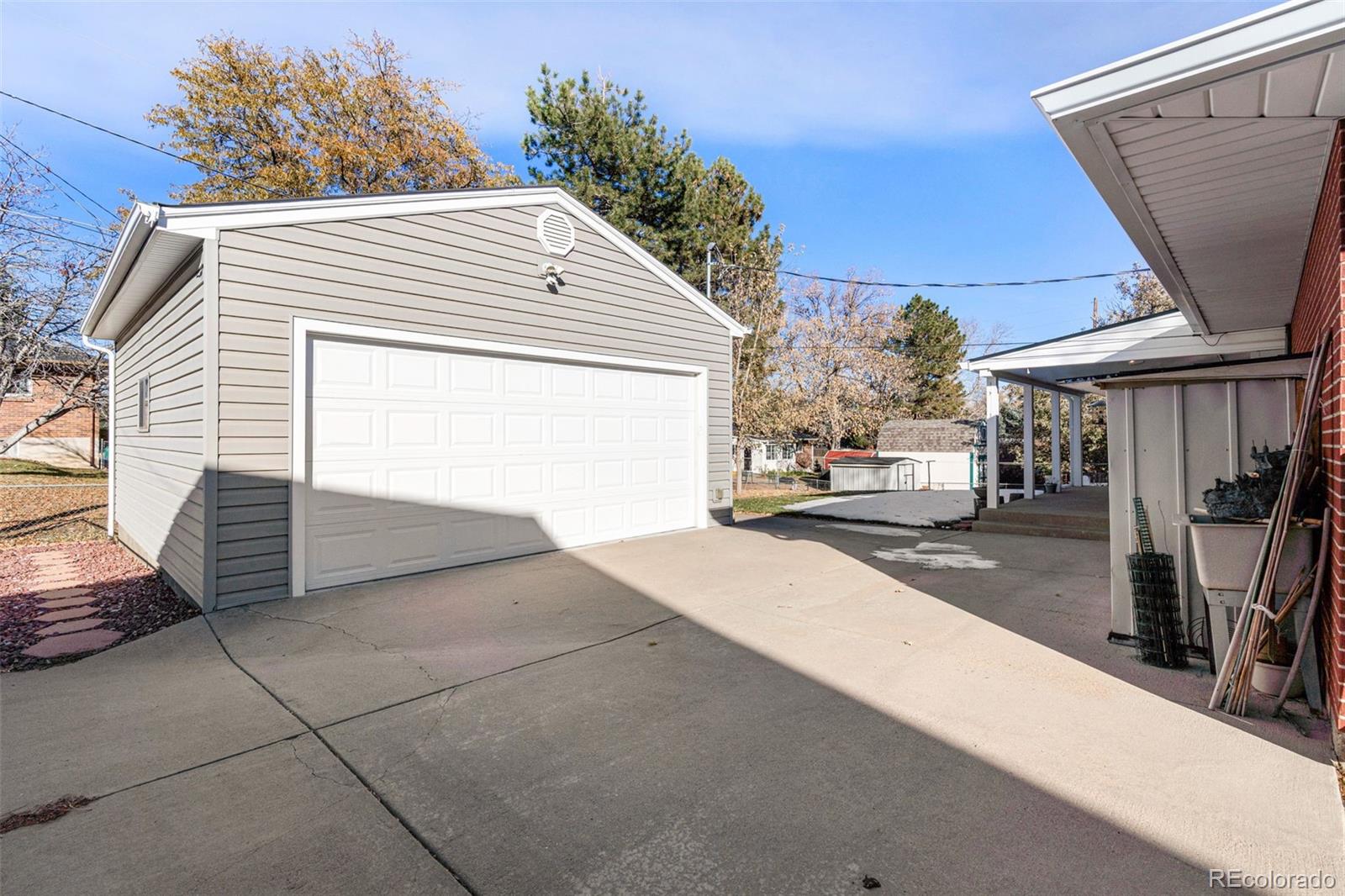 Detached oversized 2-car garage.  Clean, heated.