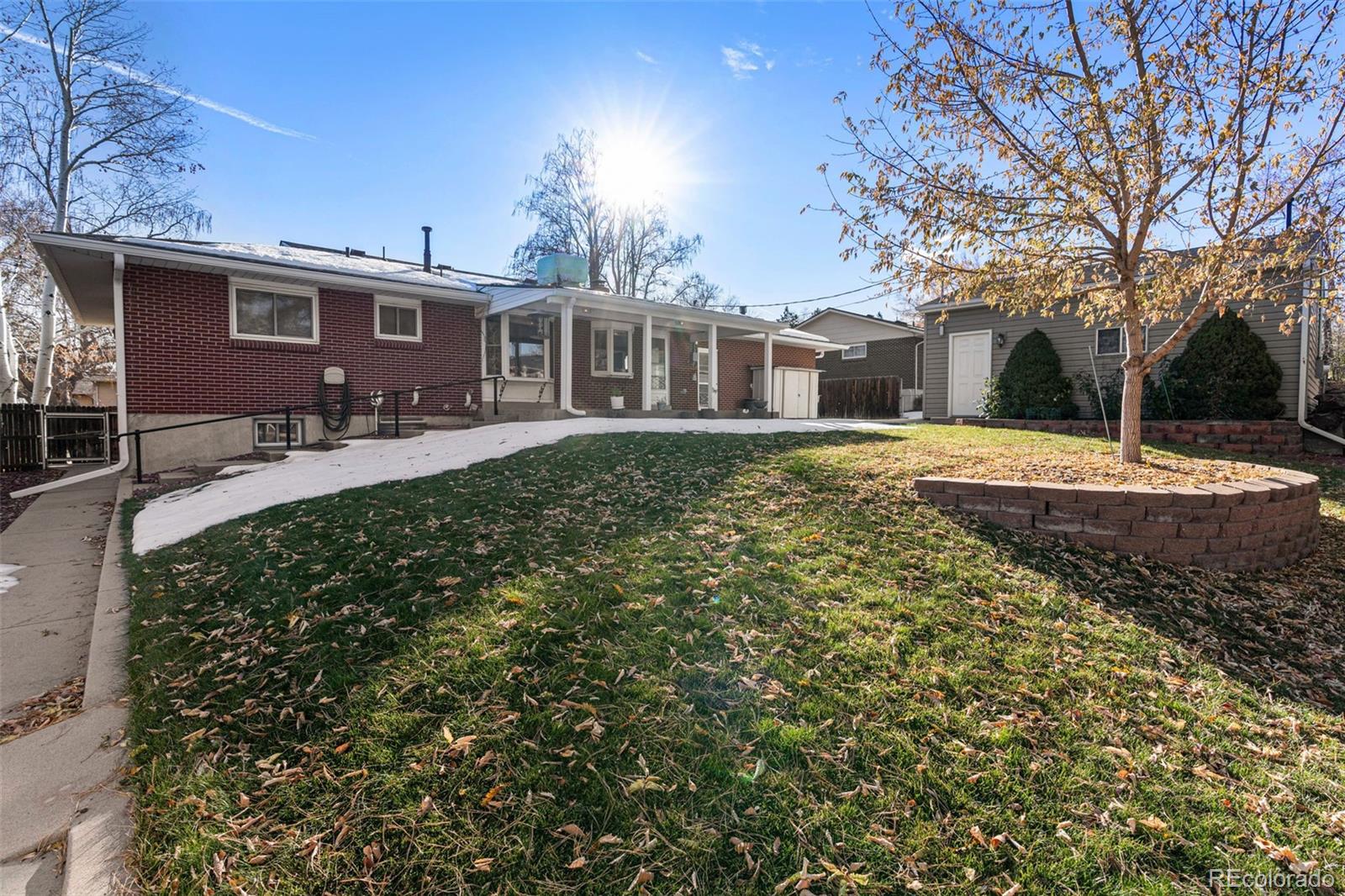 The back yard is another thing that was so well maintained. Sprinklers front and back.