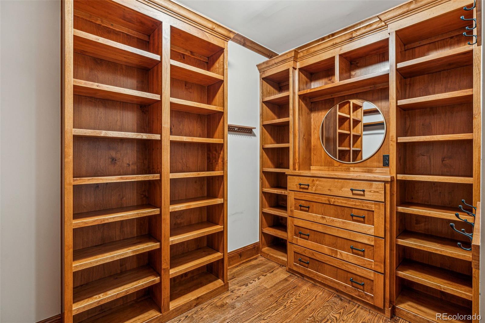 1 of 2 closets in Primary