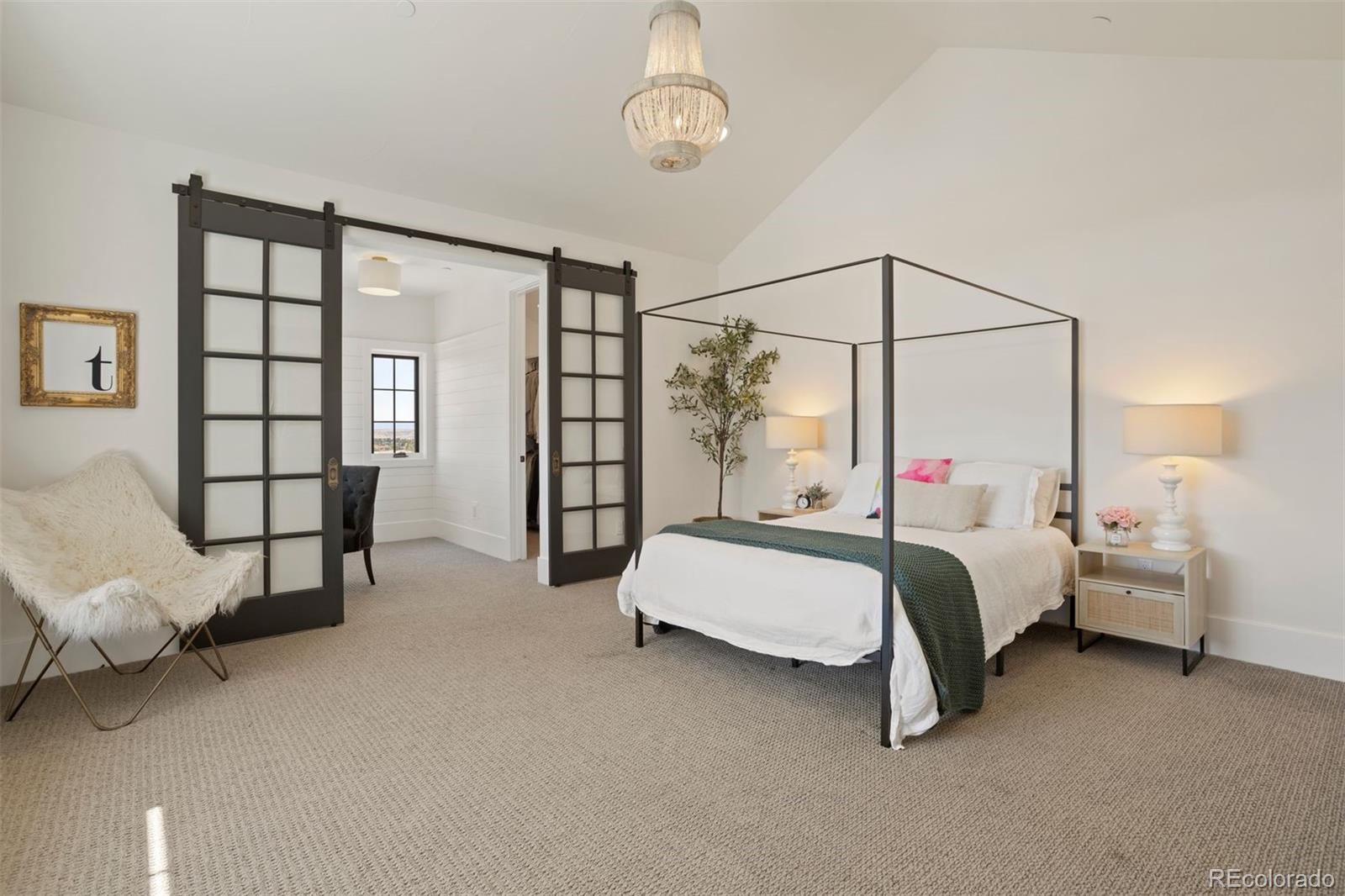 Upstairs bedroom two with separate sitting area.