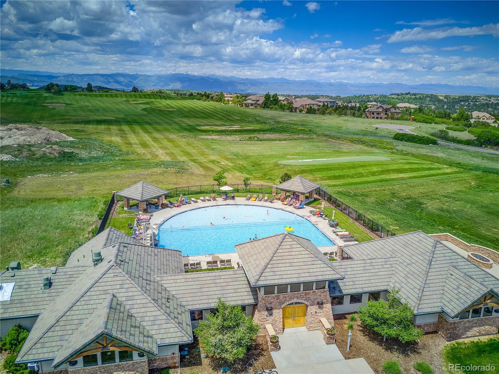 Summit Club pool with zero entry.