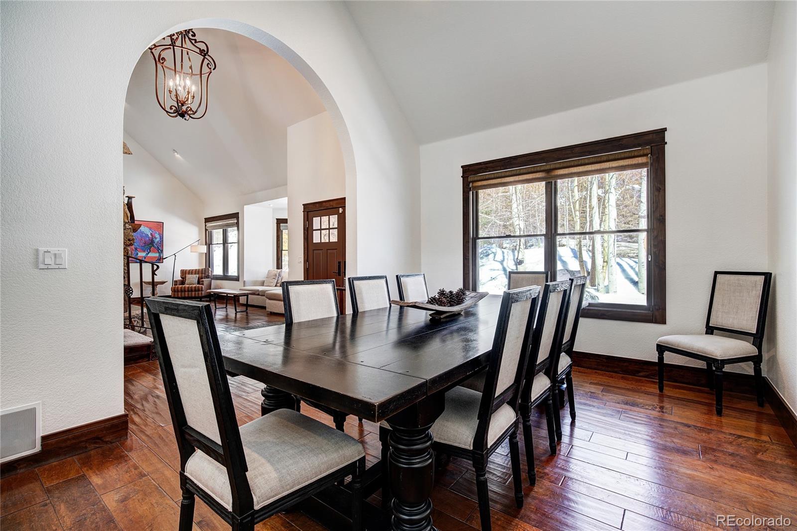 large formal dining space