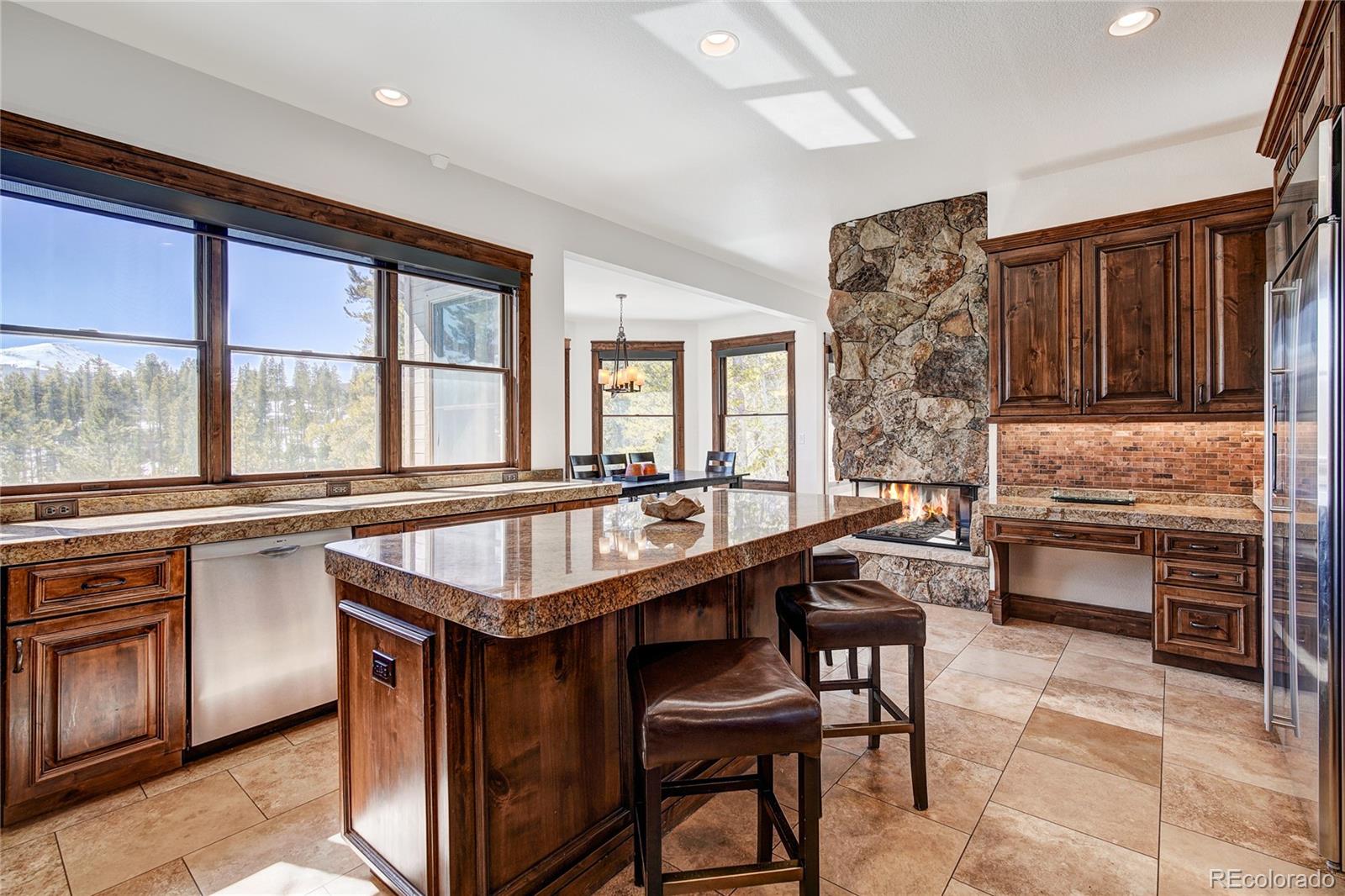 stunning views from south facing kitchen