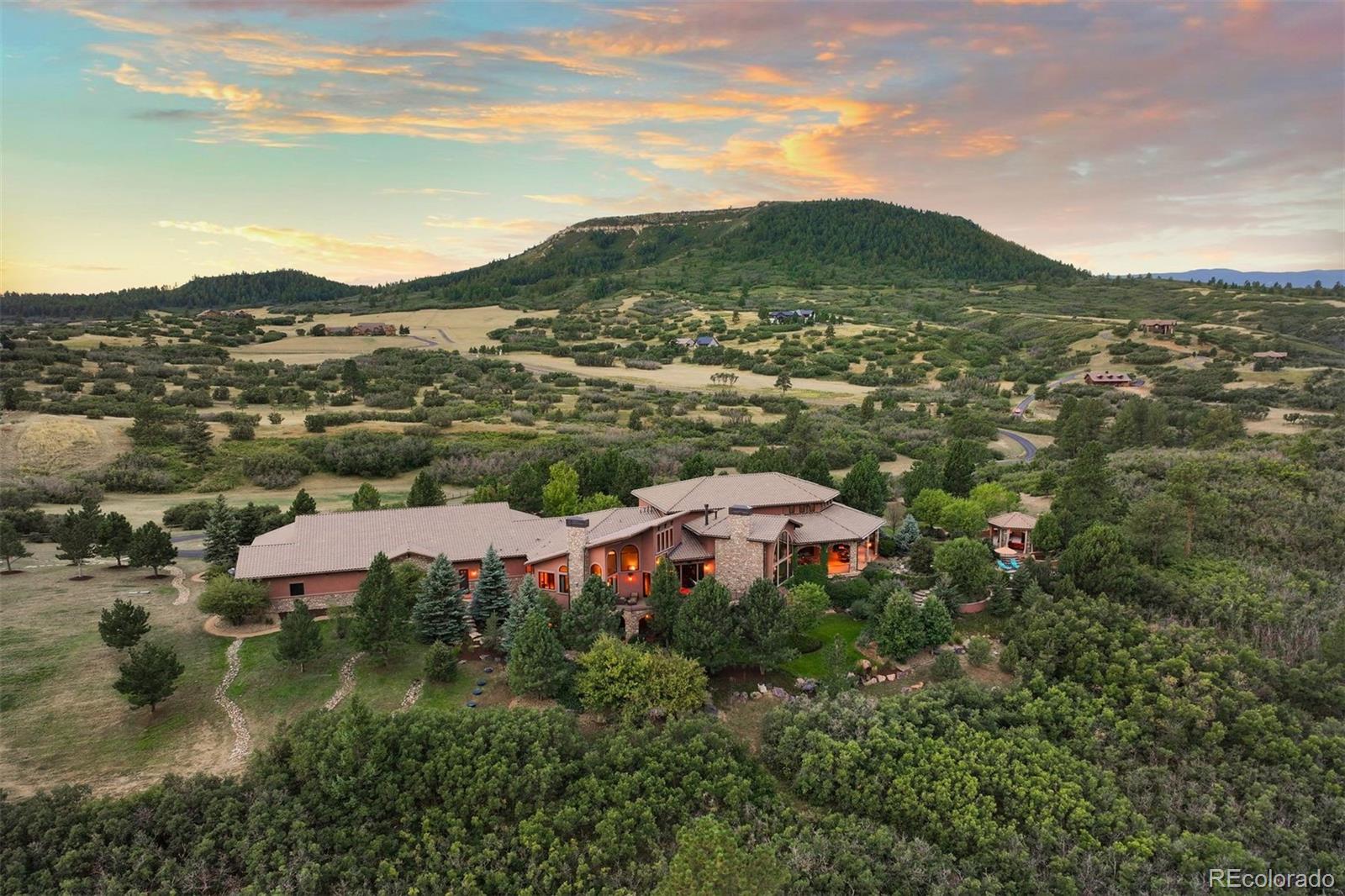 This sprawling estate overlooks Dawson Butte with mountain views stretching endlessly.