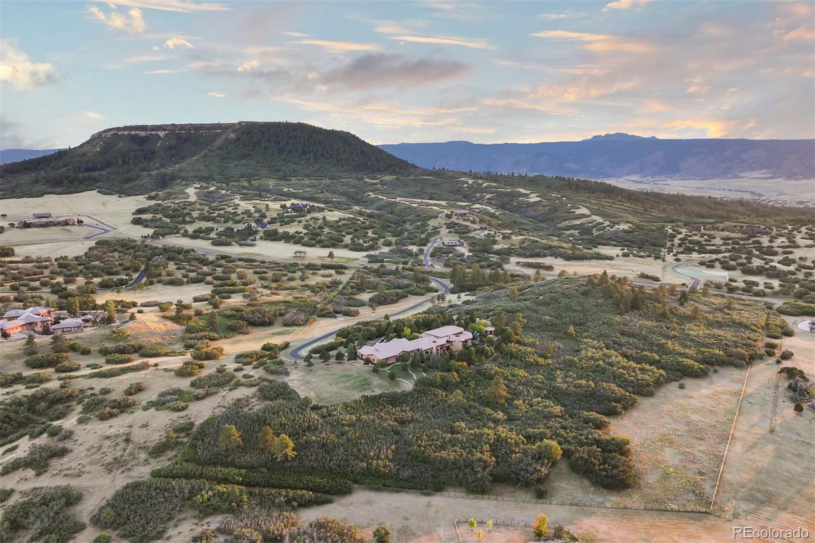 Aerial overview of the 35 acres.