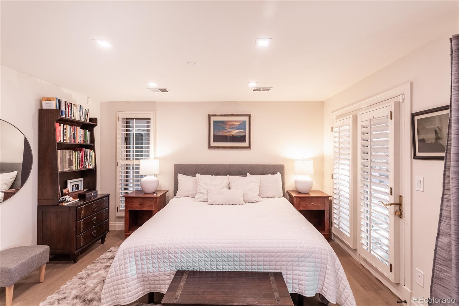 One of three lower level bedroom suites