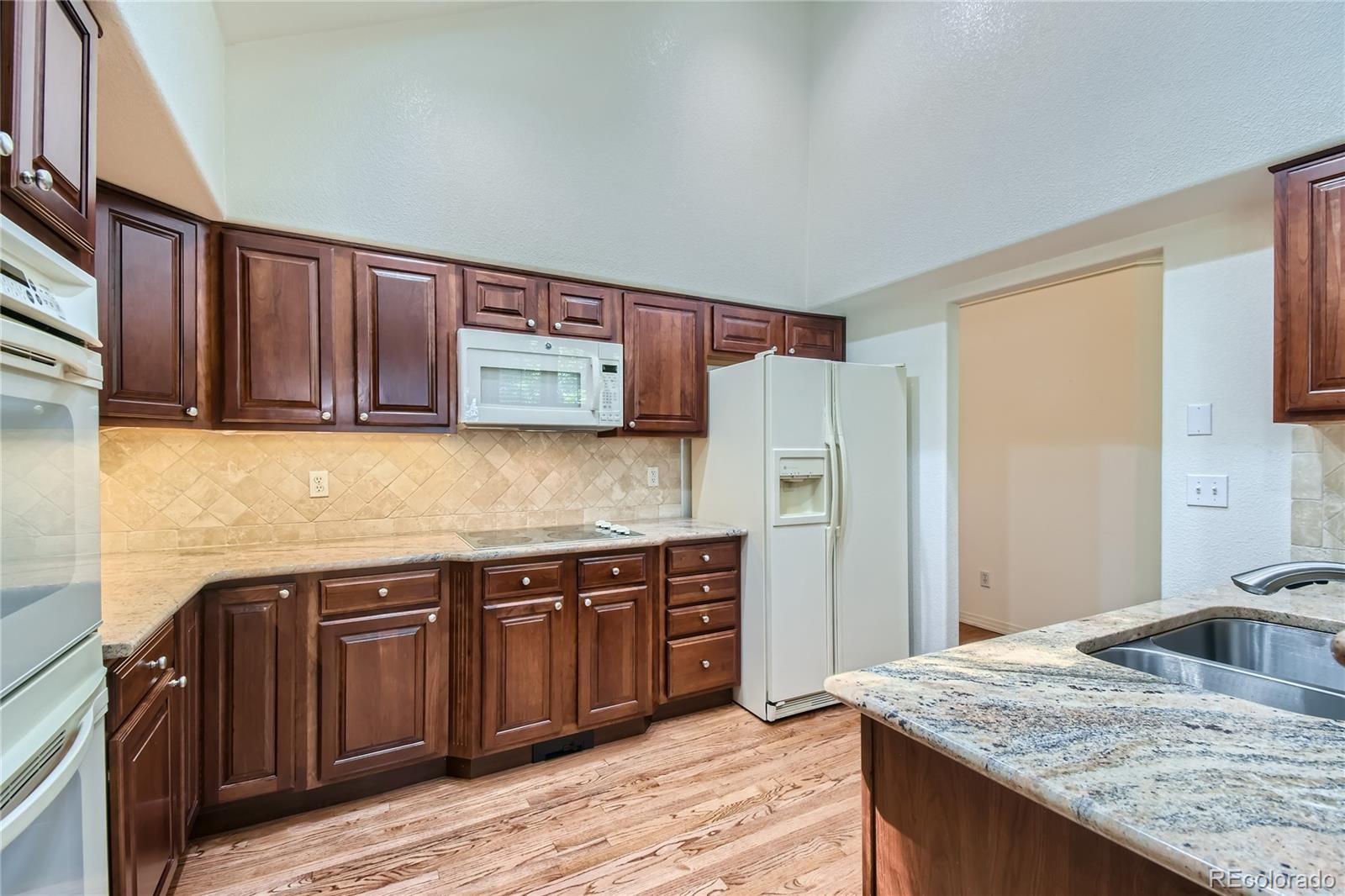 Slide out shelves in lower cabinets