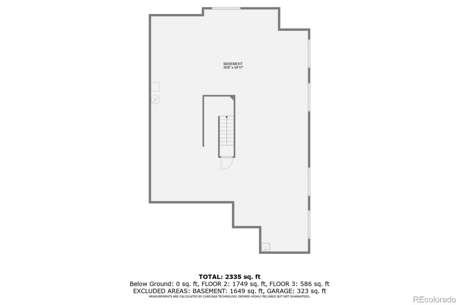 unfinished basement