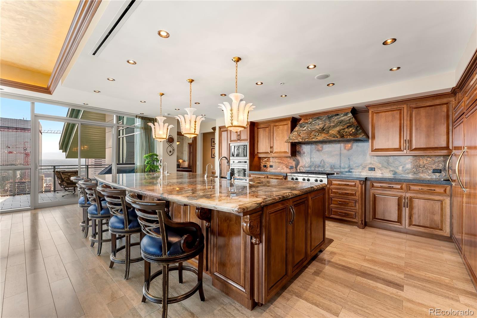 Kitchen and balcony