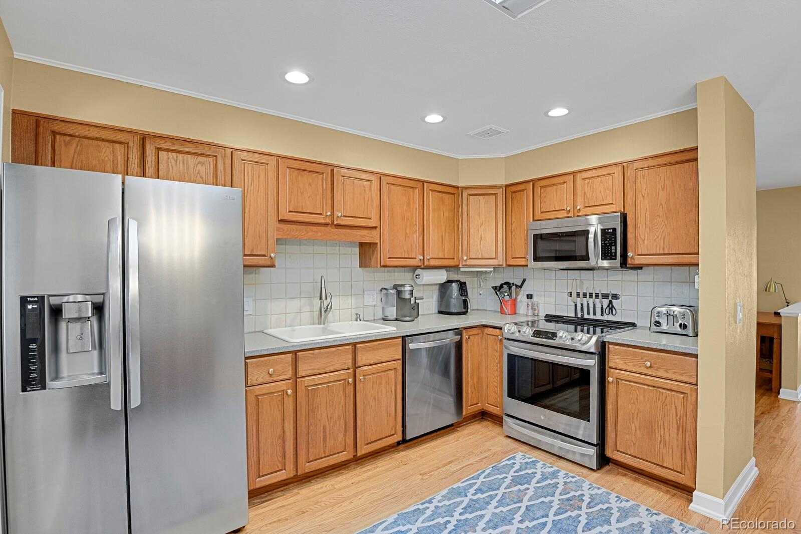 Gorgeous stainless steel appliances