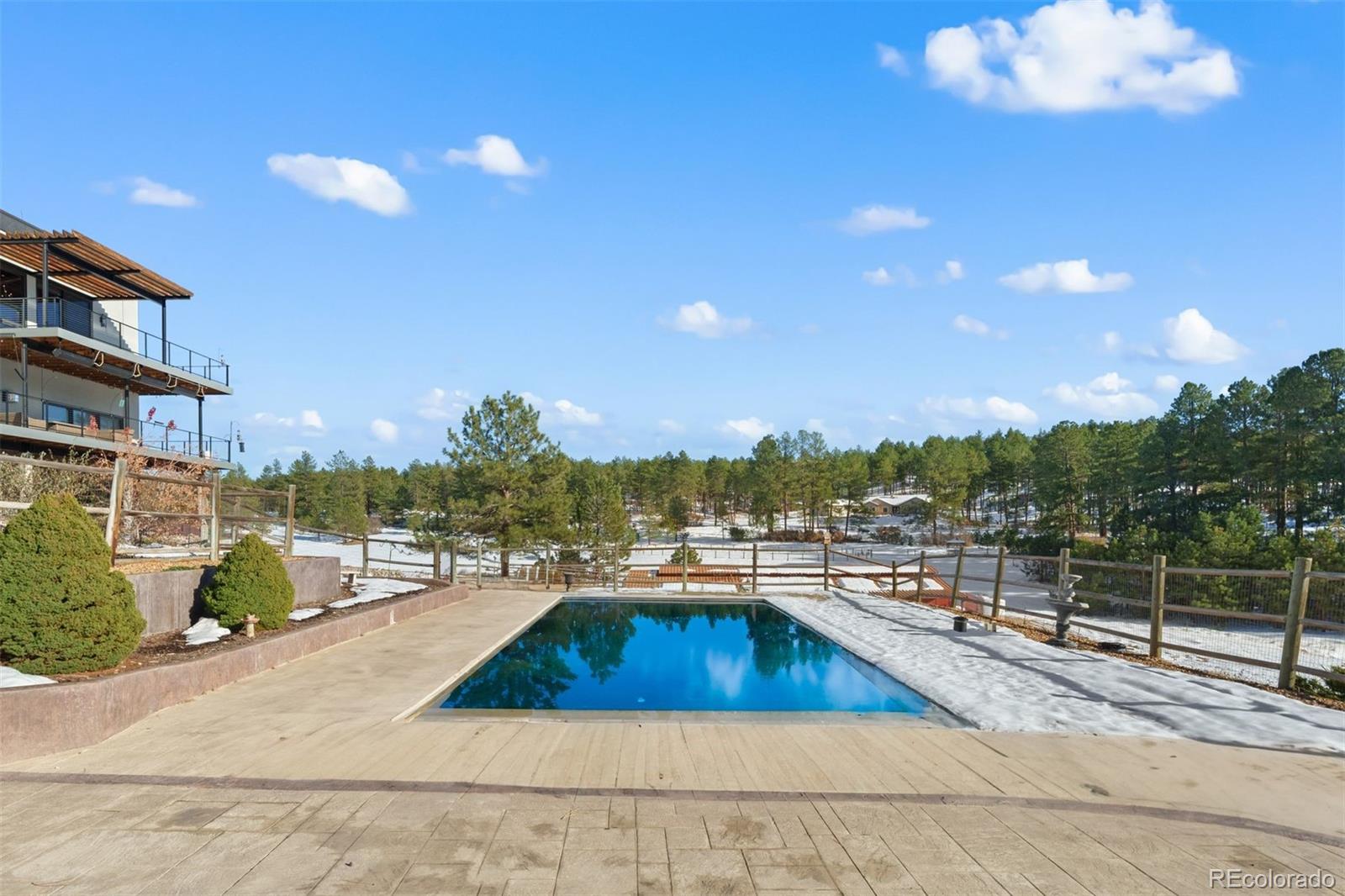 In-ground pool is 20'x40' and is 6-feet at it's deepest.