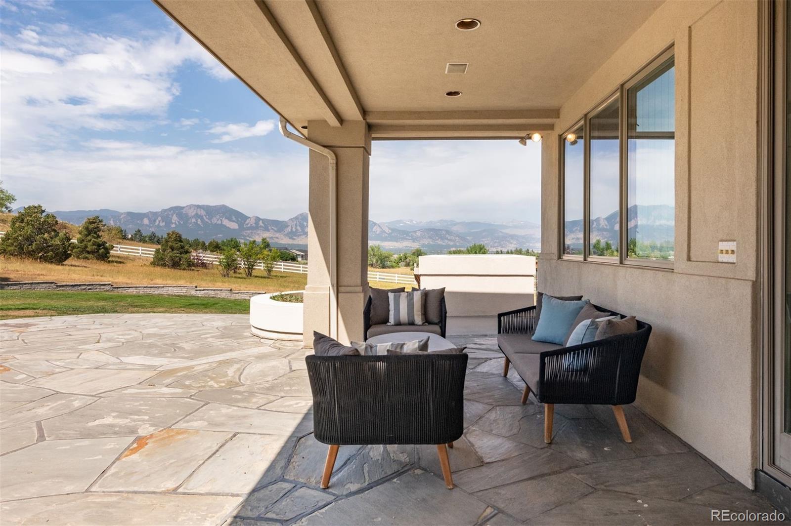 Covered Flagstone Patio