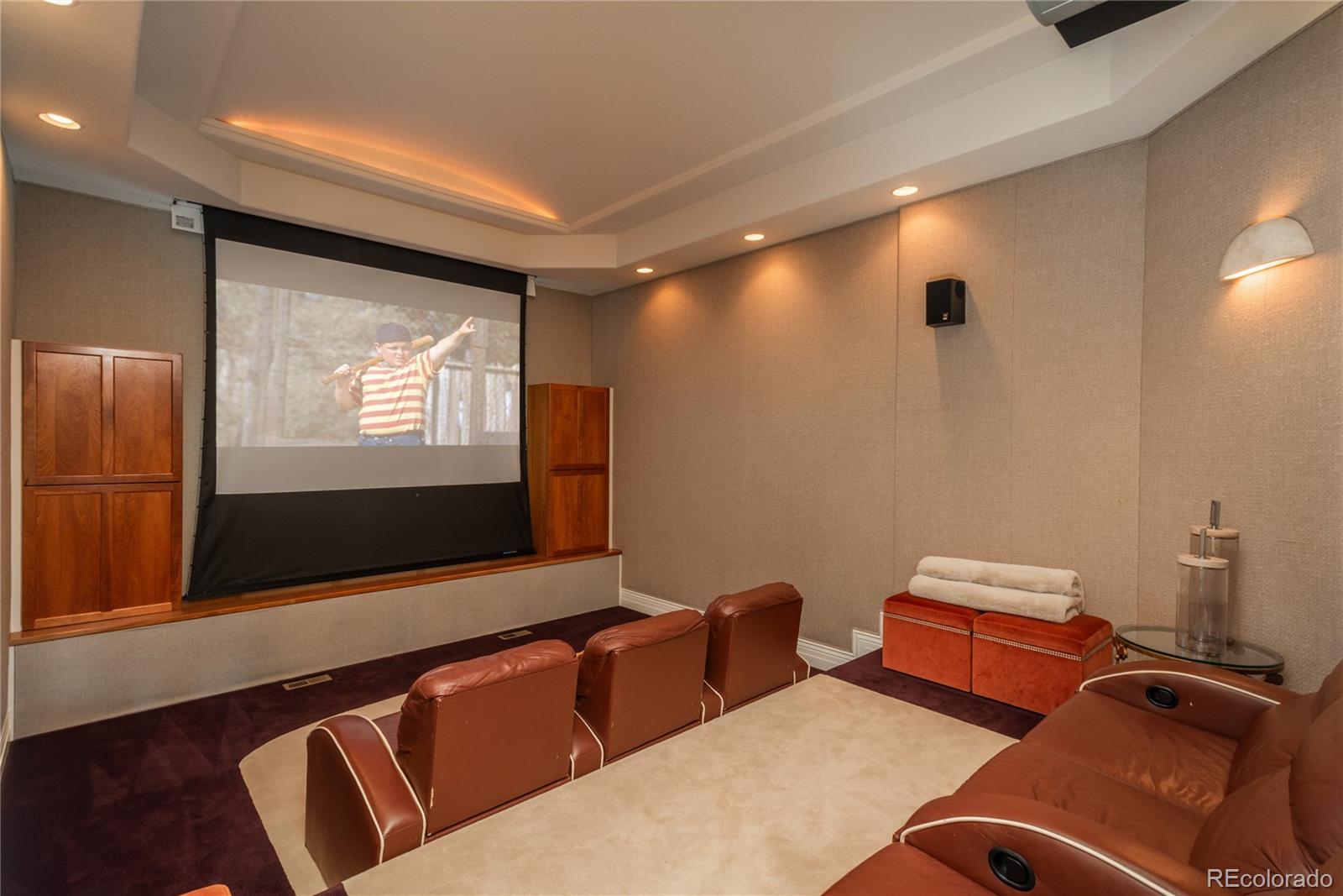 Main floor theatre room