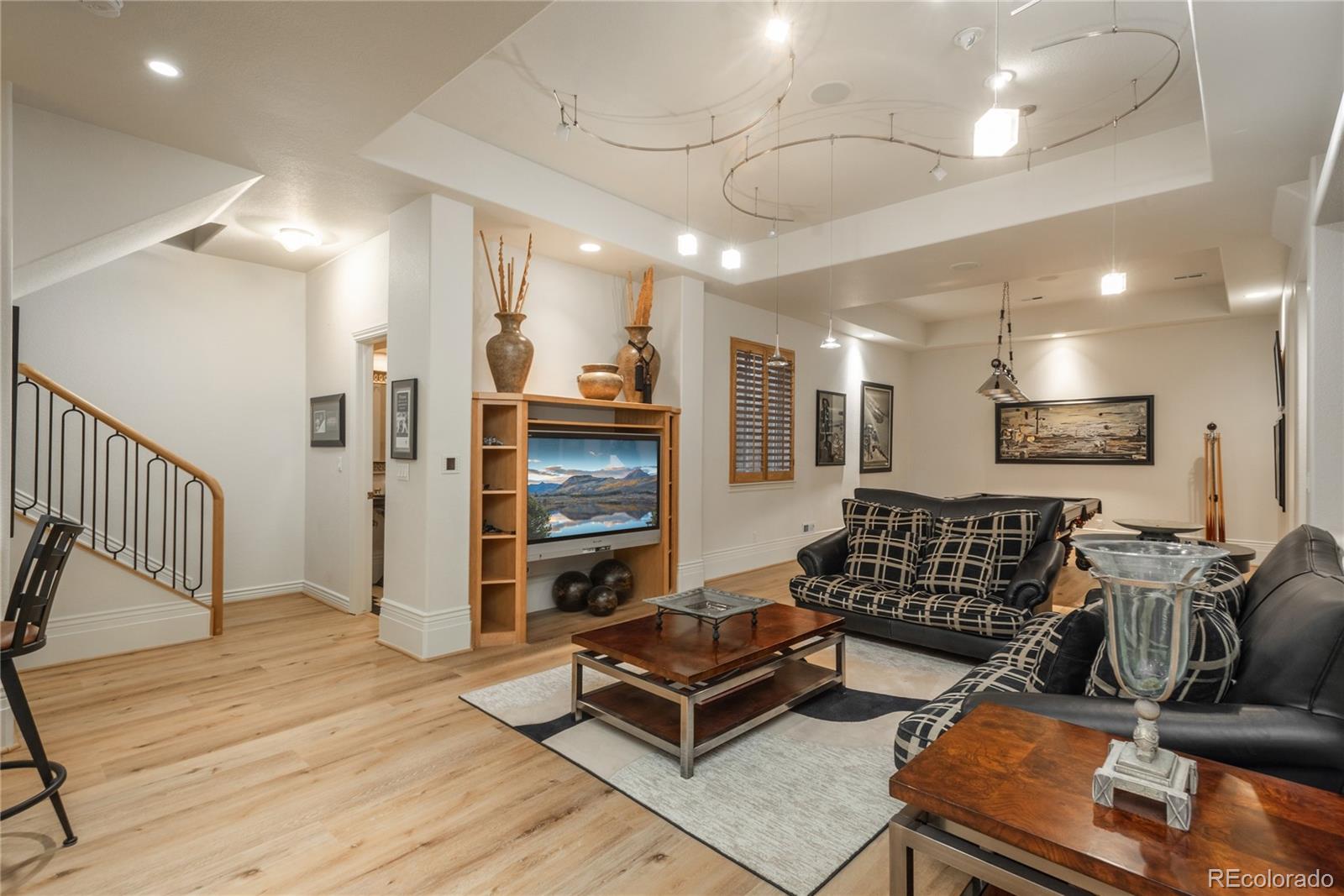 Basement family room