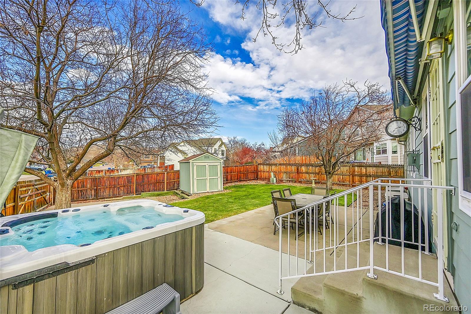 Enjoy relaxing in the hot tub on your newly poured concrete pad