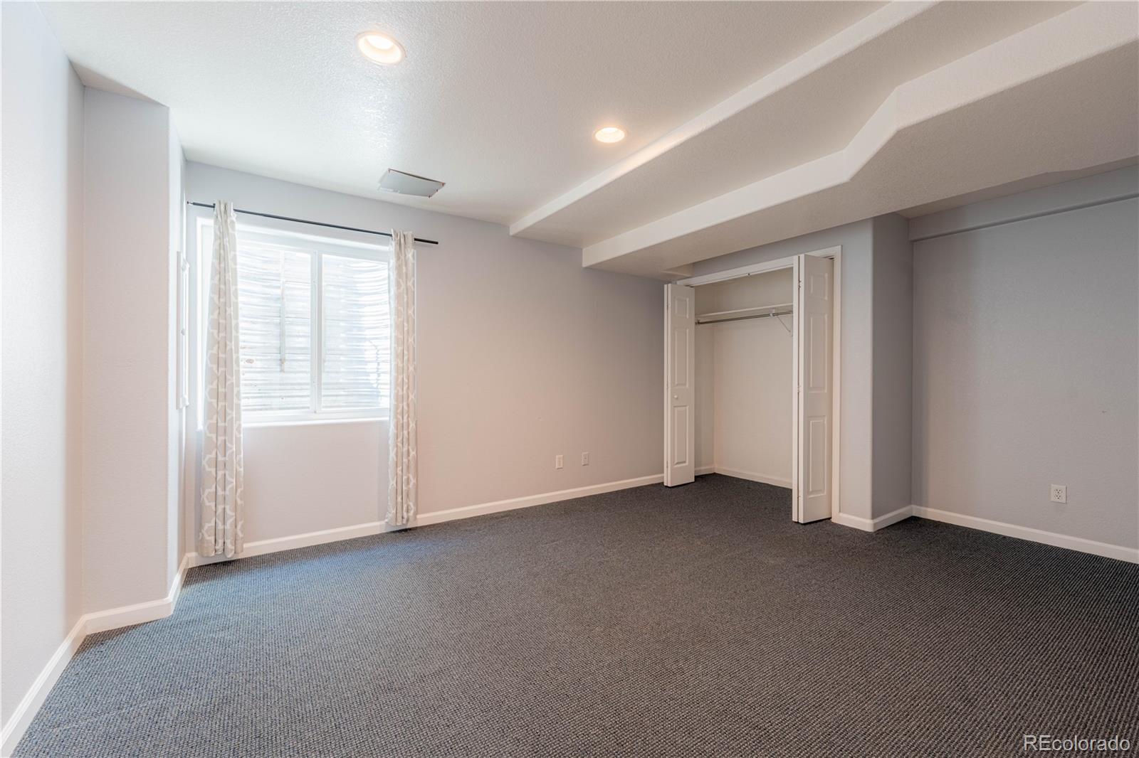 Basement bedroom