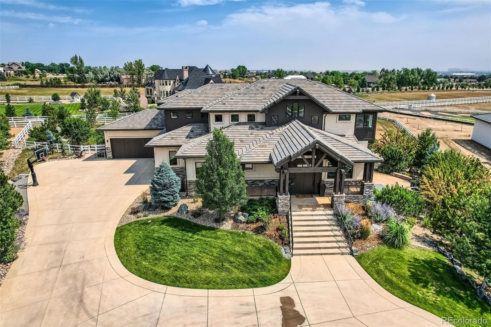 2635 Spruce Meadows Dr, Luxury Estate Home by Flatiron Development &Custom Homes on1.43 acres, quiet cul-de-sac location.