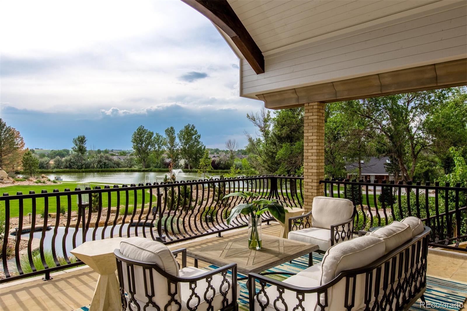 This private balcony off of the Owner's Suite can't be matched. With sweeping views of the estate and lake, sipping morning coffee and taking in all that this place has to offer makes the day seem much more manageable.