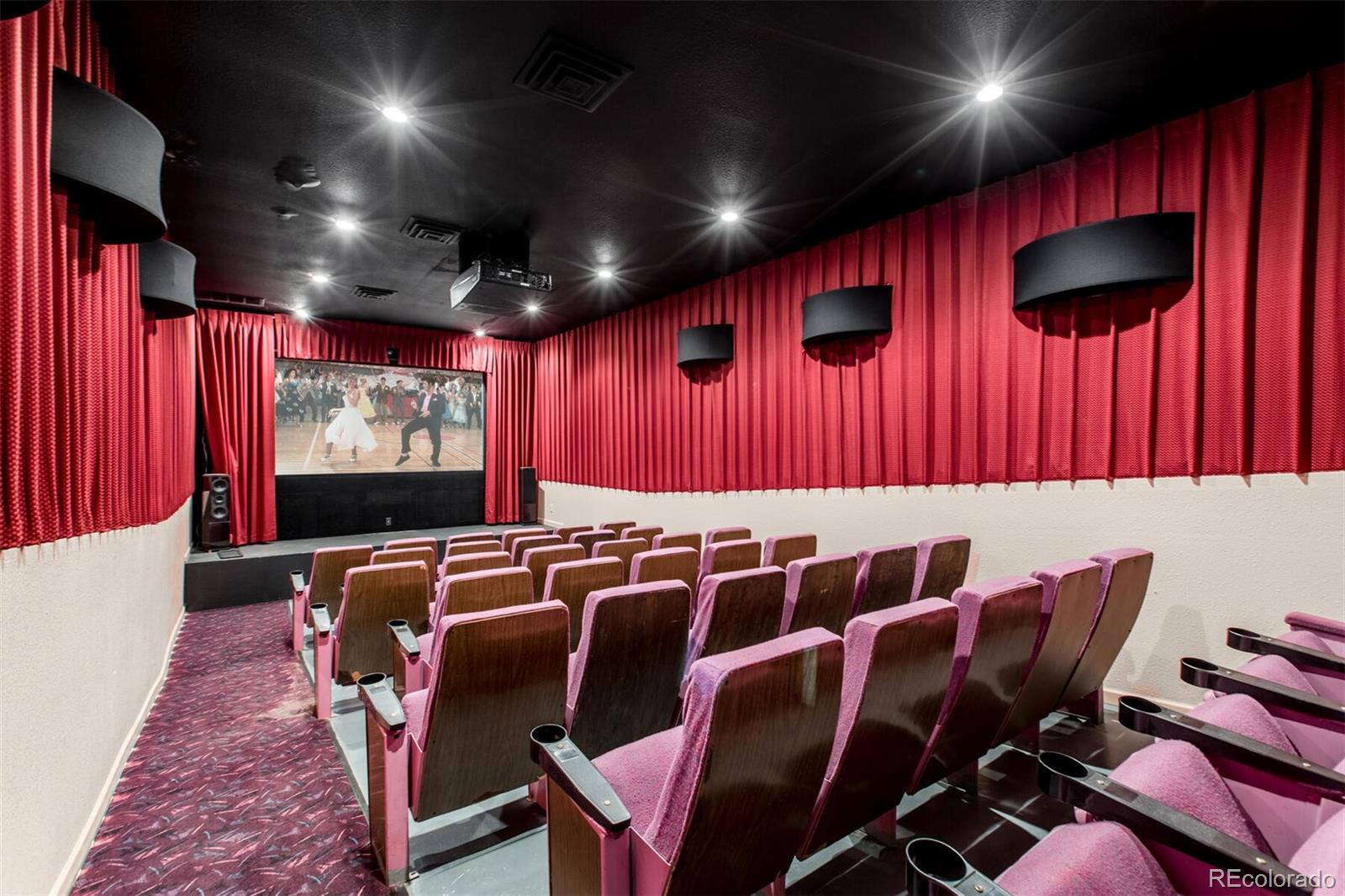 Yes, you are looking at a real life move theatre! Located in the barn, this space has served as a one-of-a-kind place to entertain and make memories. The popcorn/ticket room is located just outside!