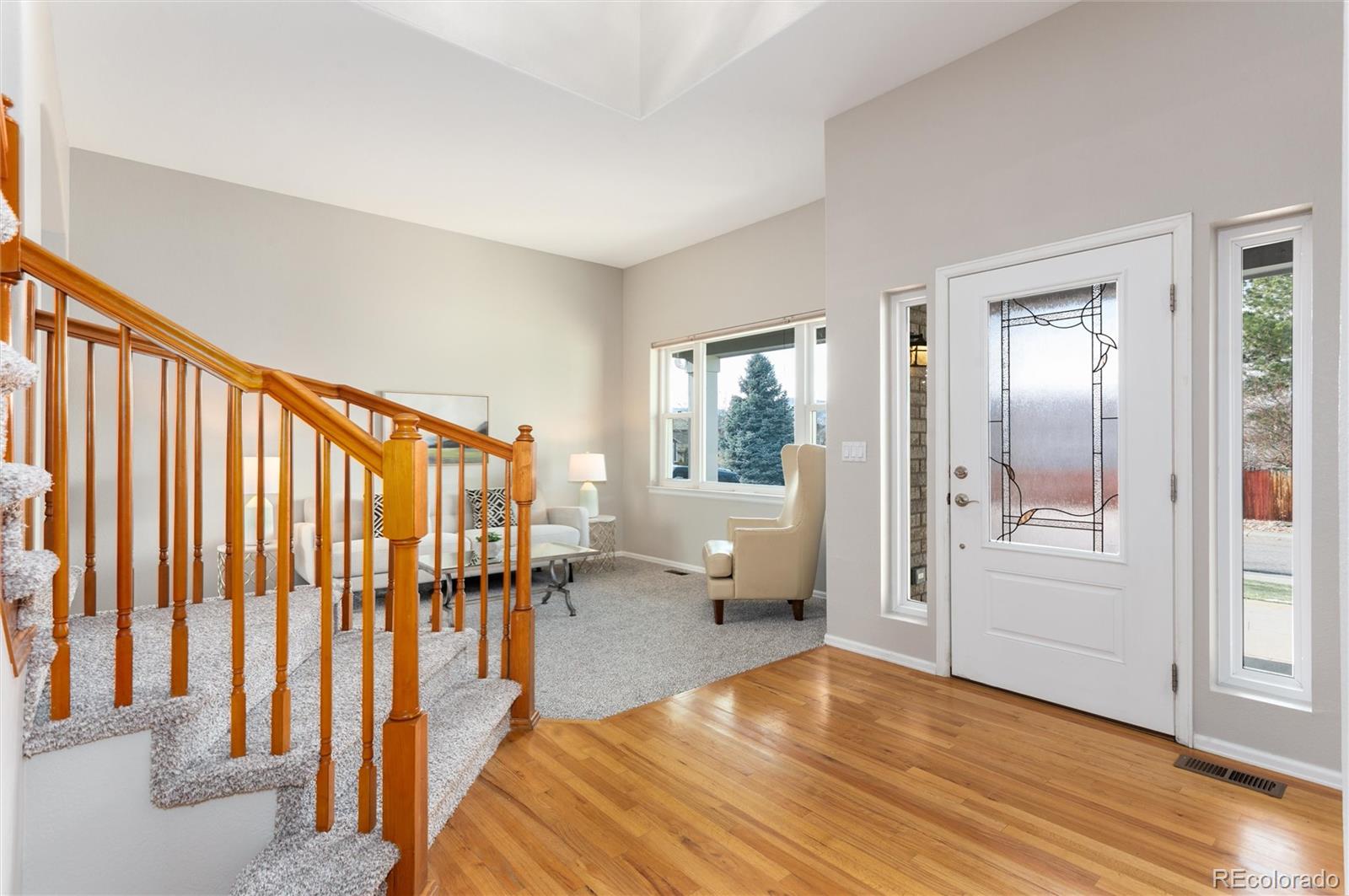 Front Entryway w/ Hardwood Floors