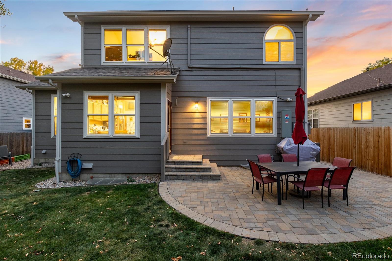 Back Patio at Twilight