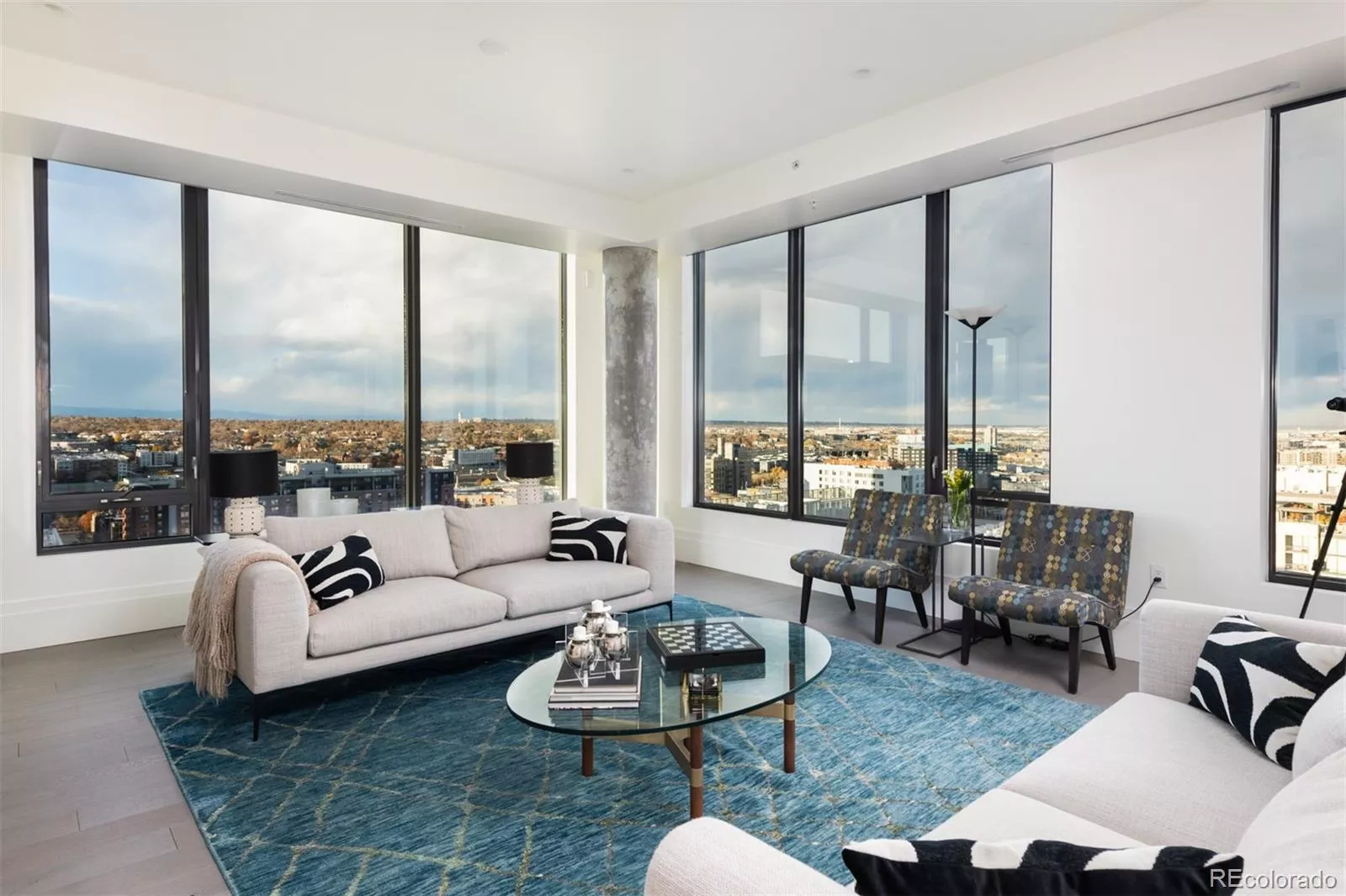 1940 Penthouse Living RoomThe Coloradan