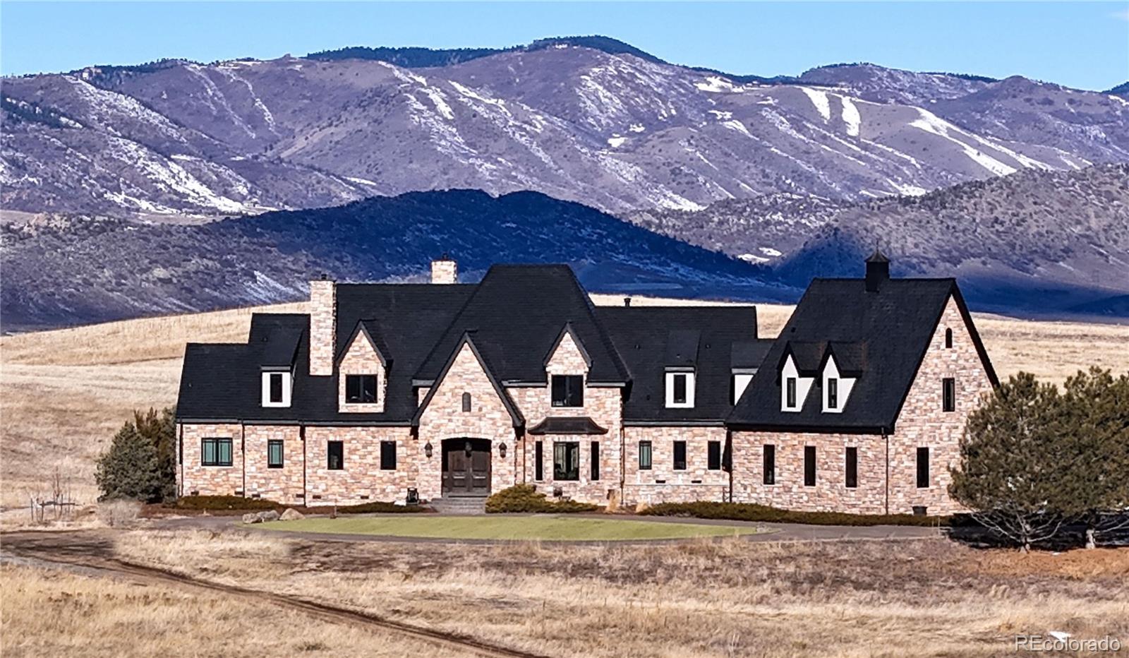 Imagine yourself in this gorgeous estate property on 35 acres only 30 minutes southwest of Downtown Denver!