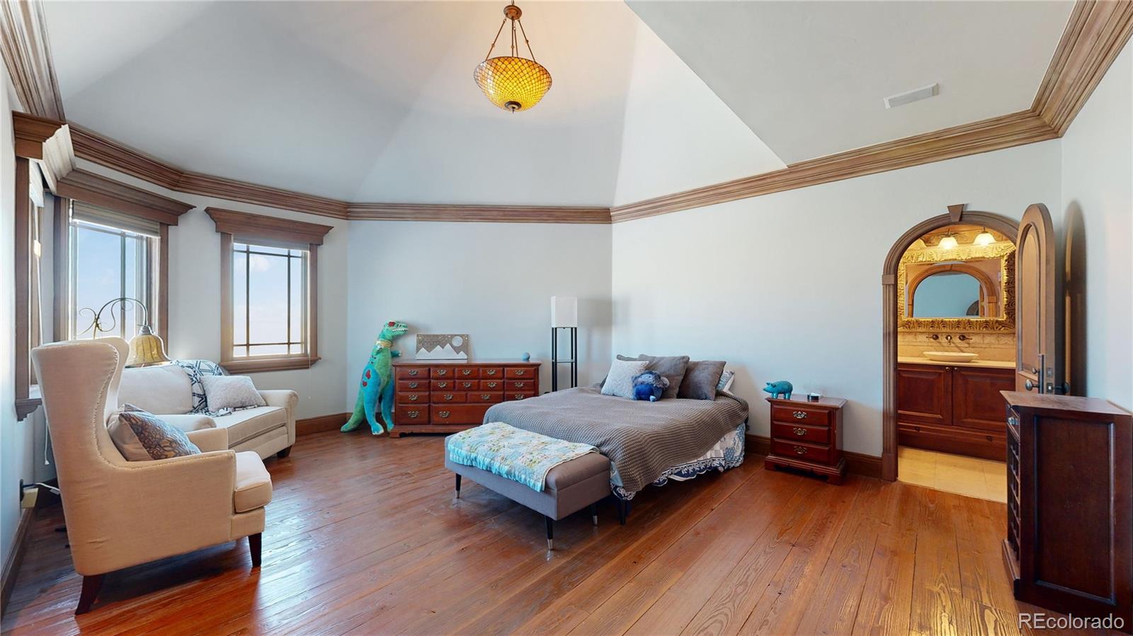 Upstairs Bedroom 1 with Mountain Views