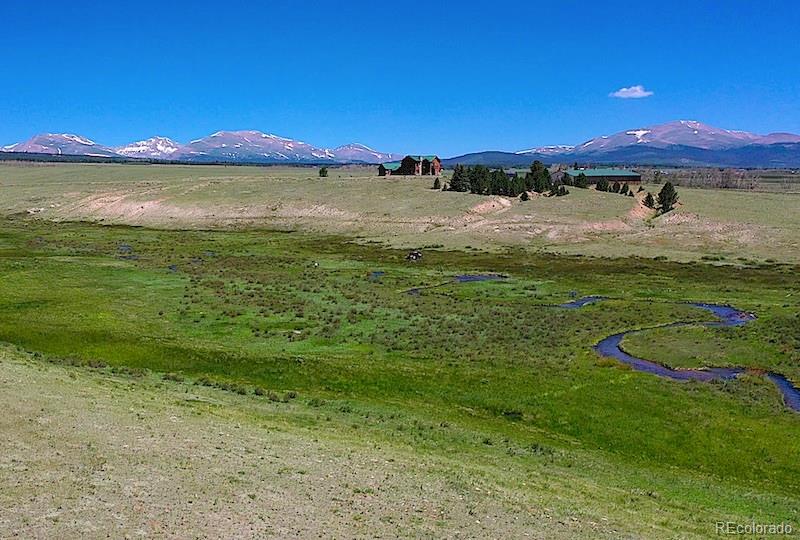 Fourmile Creek through property with headquarters in background