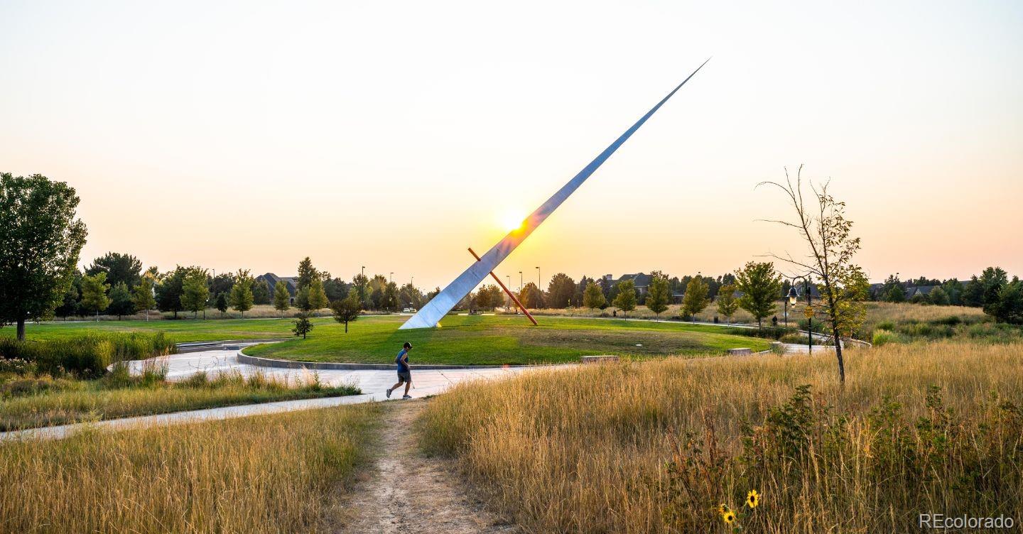 SunDial Park at Sunset. Beautiful  evening walks.