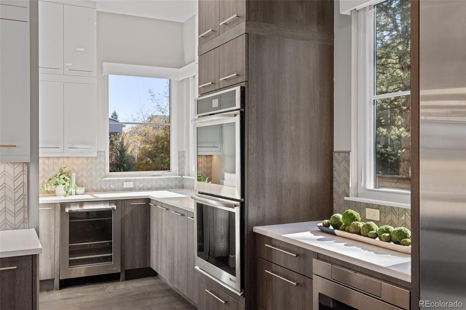 Butler's Pantry with Wine Fridge