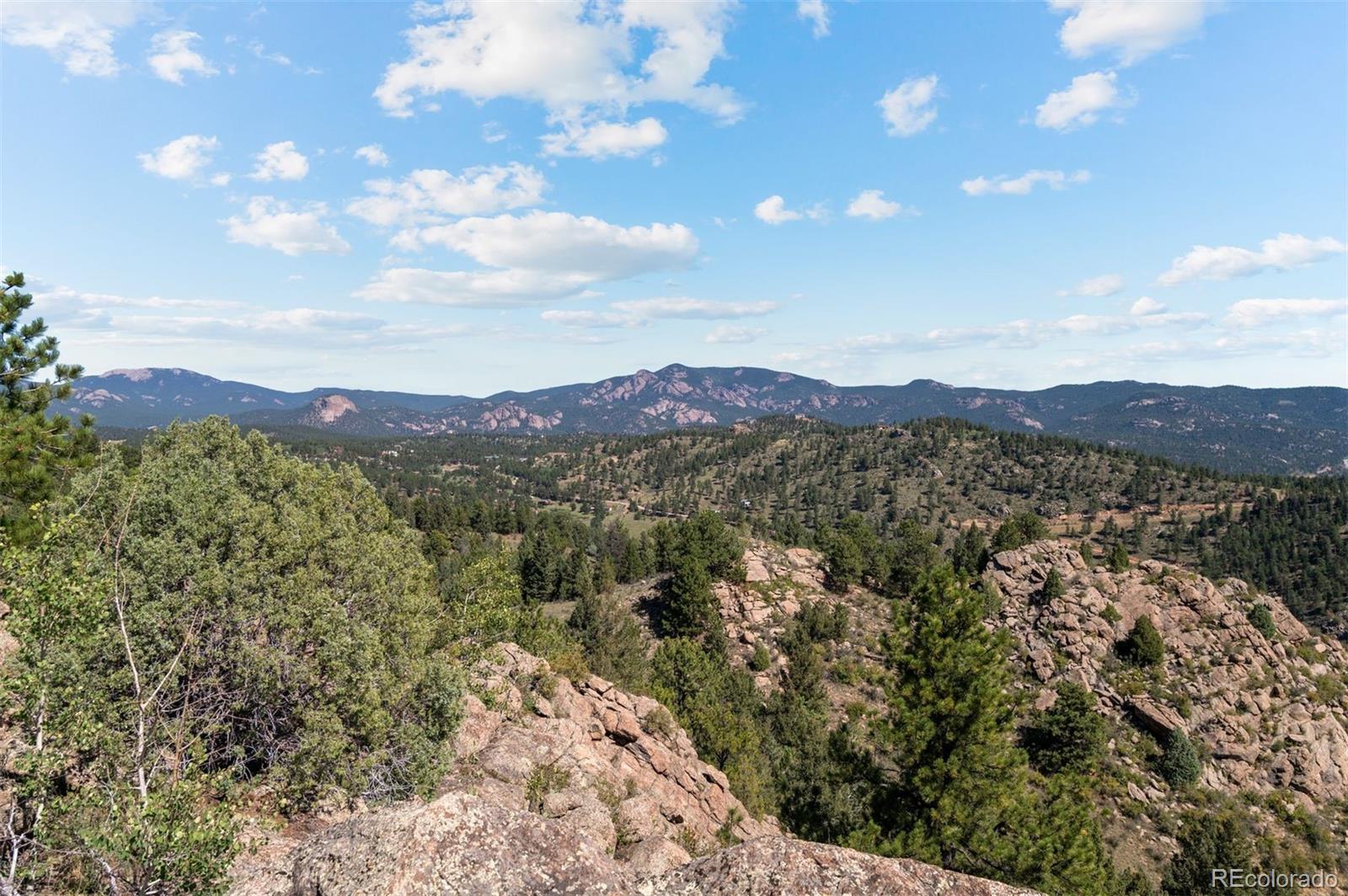 Northern view of Staunton State Park off rock outcropping.