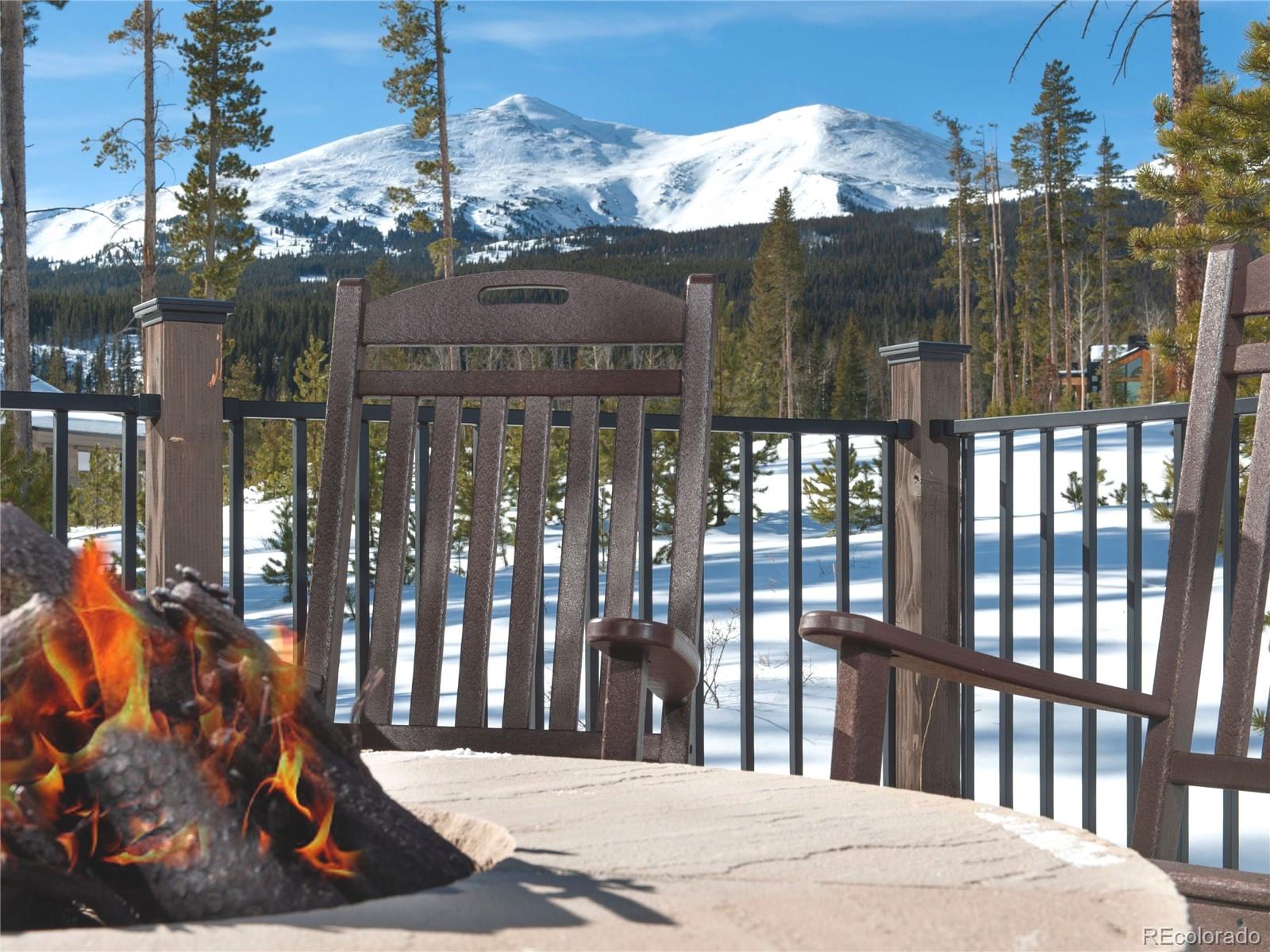 Breath-taking views of the Breckenridge ski runs