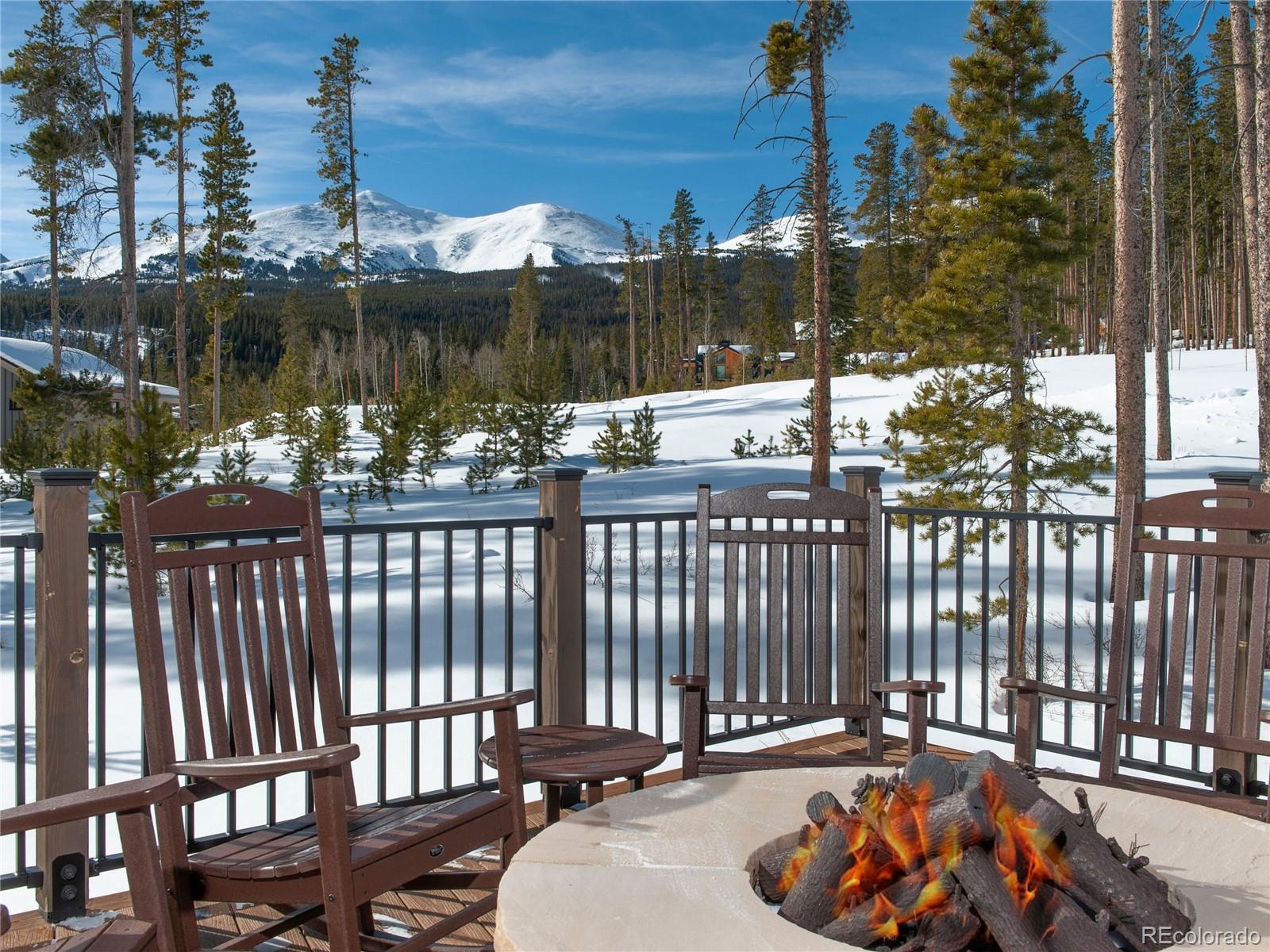 You will want to roast marshmallows over the fire while taking in the views