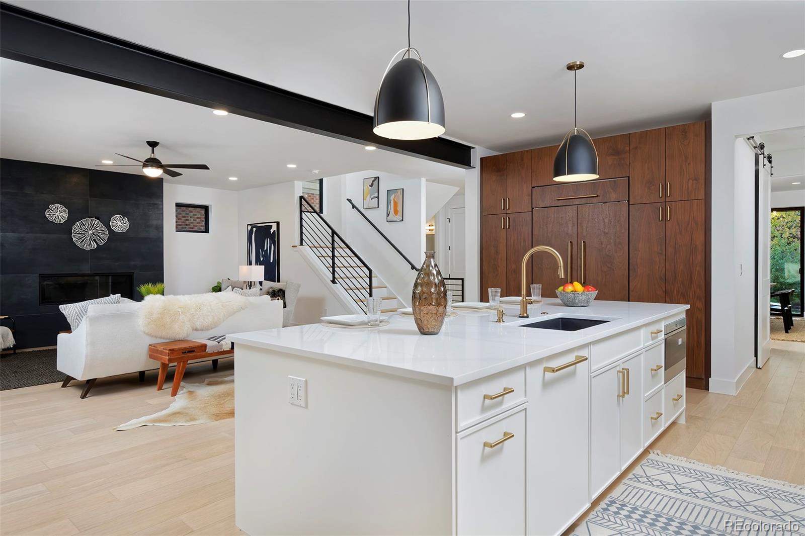 Mudroom leads to attached garage