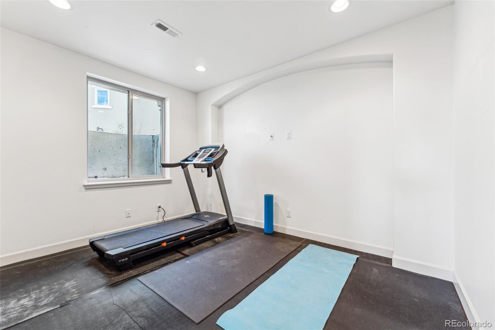 Workout room or additional office