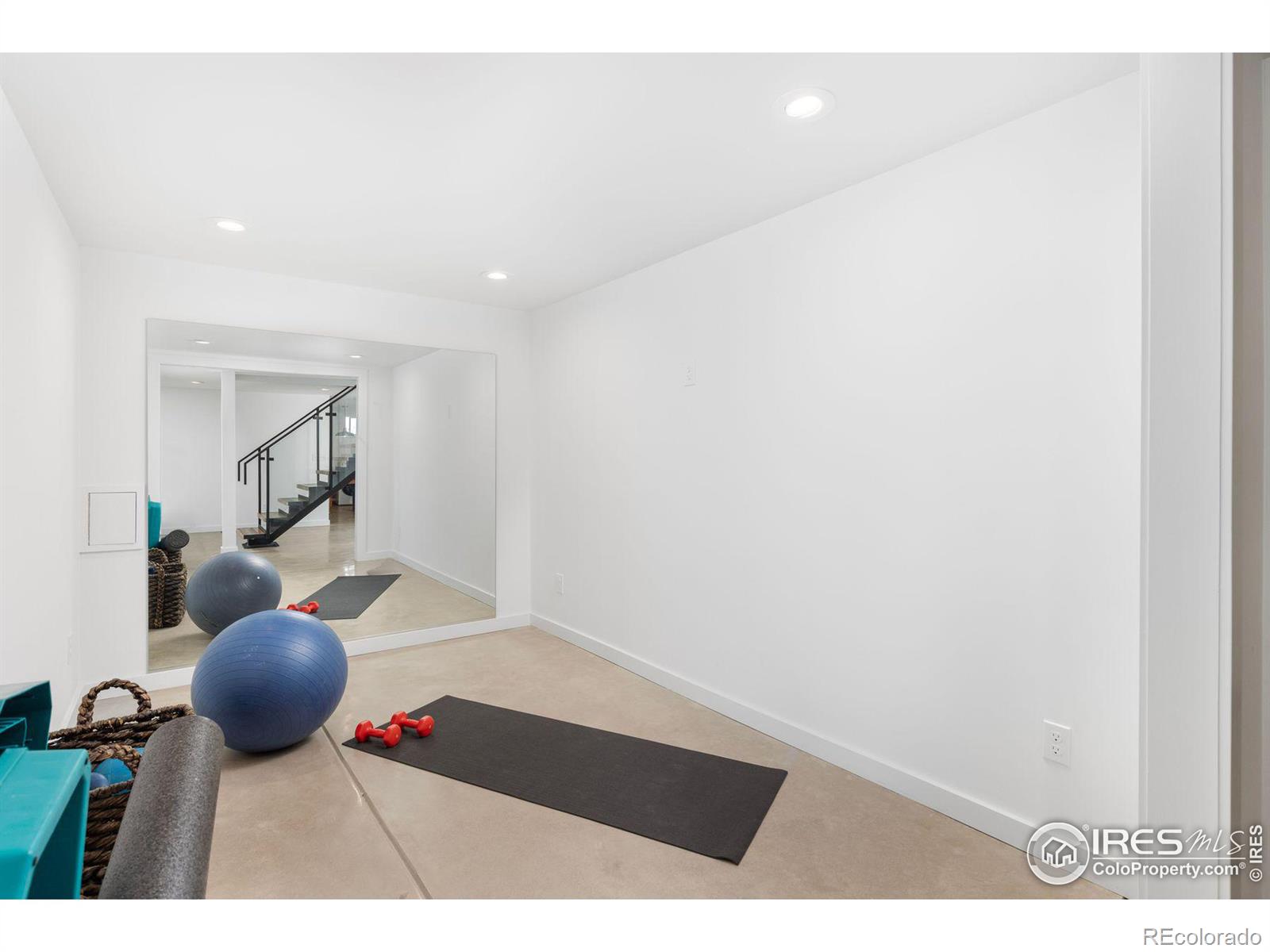 Lower Level Yoga/Workout Room