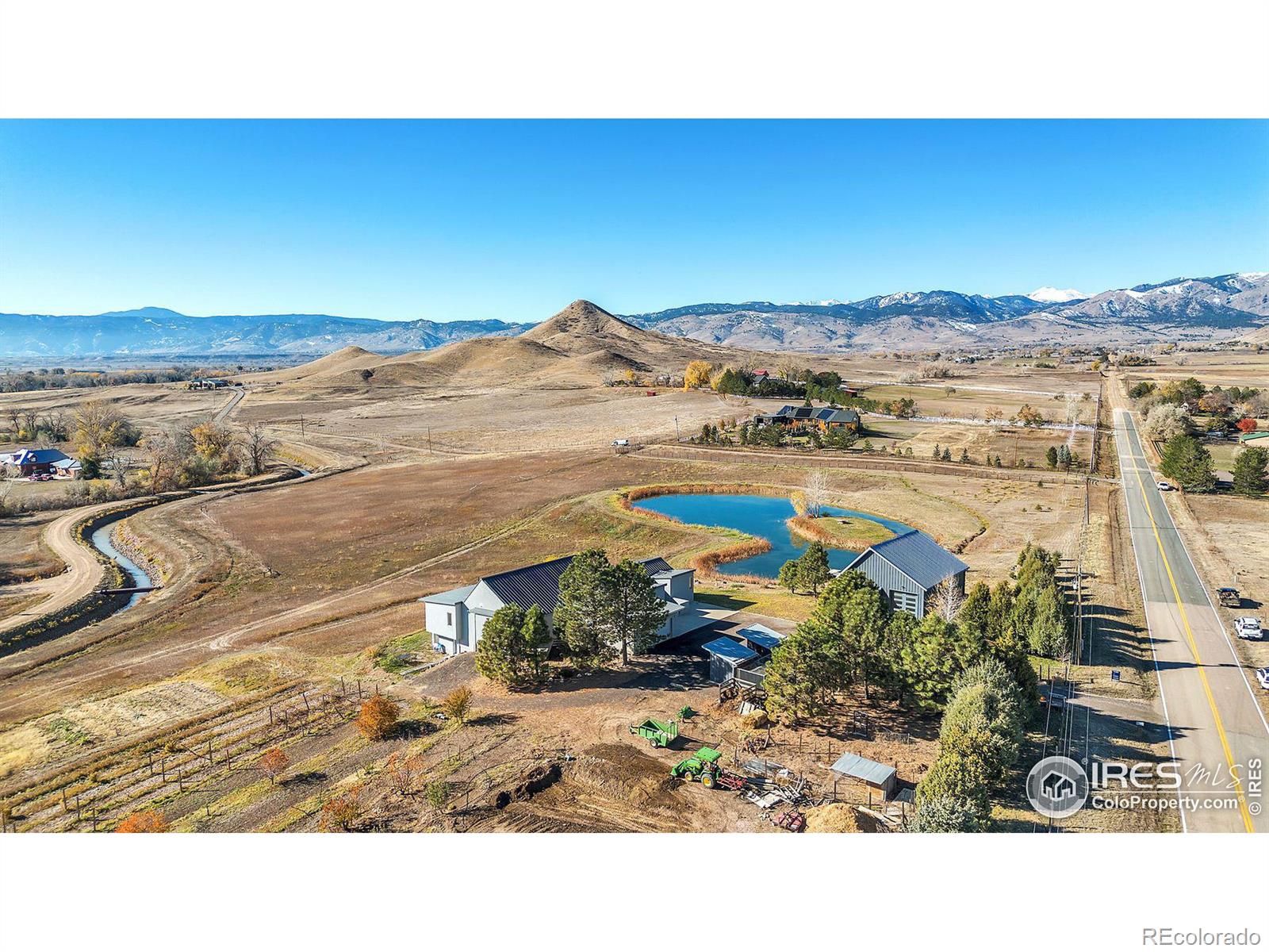 Property sits northeast of Haystack Mountain