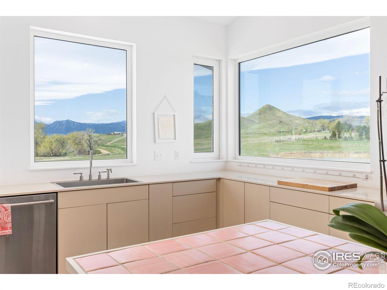 Kitchen Views of Haystack Mountain