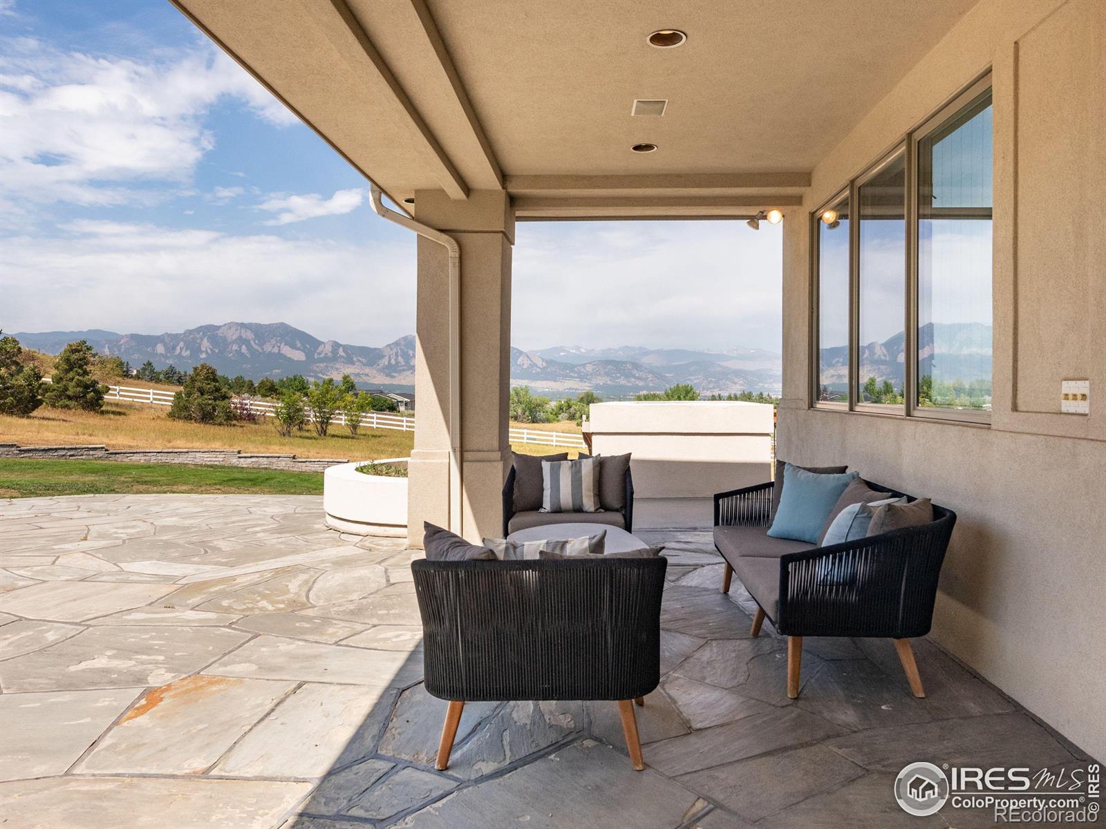 Covered Flagstone Patio