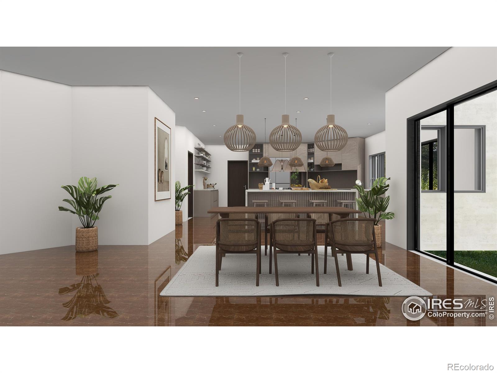 Rendering of possible kitchen remodel