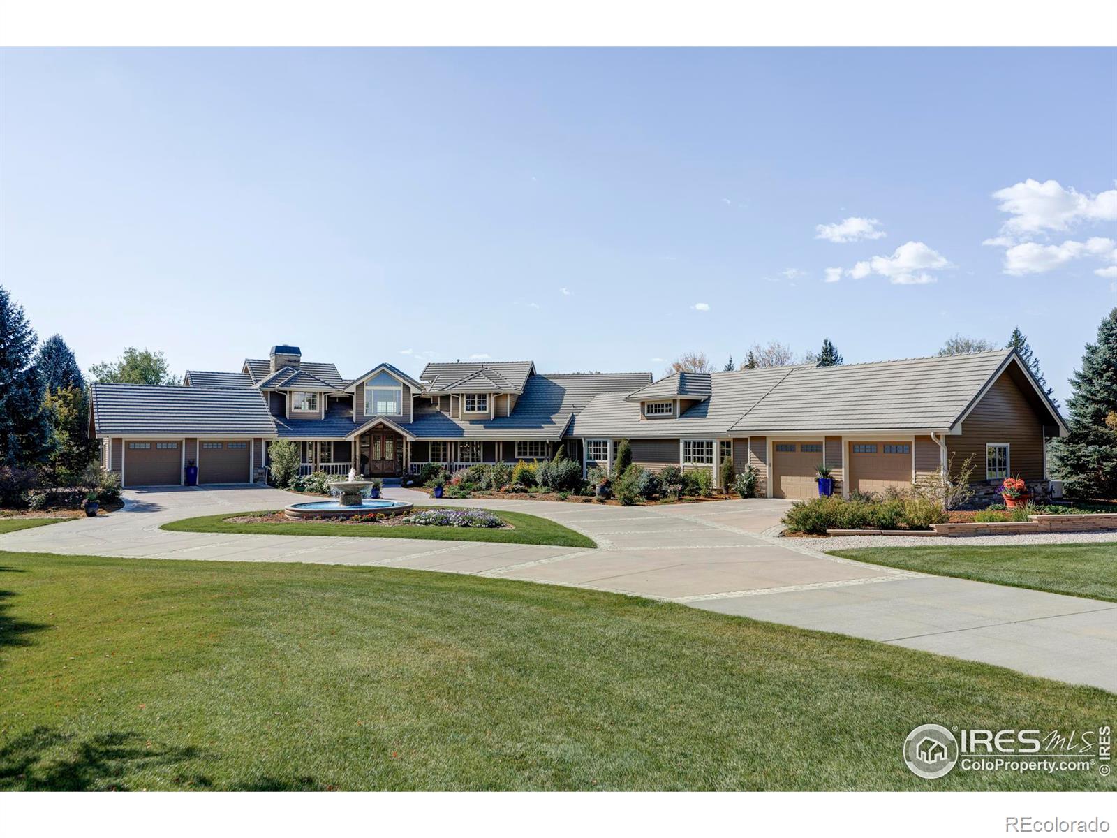 Experience gated, waterfront living at its very best in this stunning five-bedroom, six-bathroom showplace featuring huge mountain views, expansive interiors and a bucolic water-front location on 5.57 verdant acres on Boulder Countys Crystal Lake.