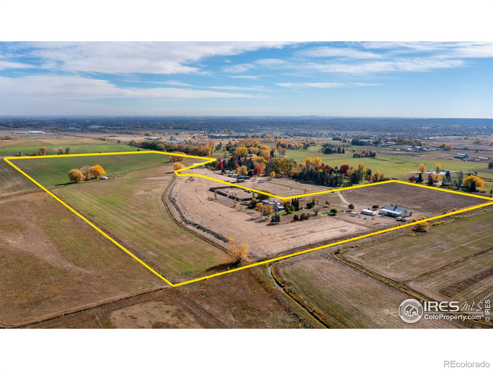 protected by Boulder County Conservation easements to the north and private farmland to the west creating a serene refuge just a few minutes from the charming town of Hygiene and 20 minutes to Boulder