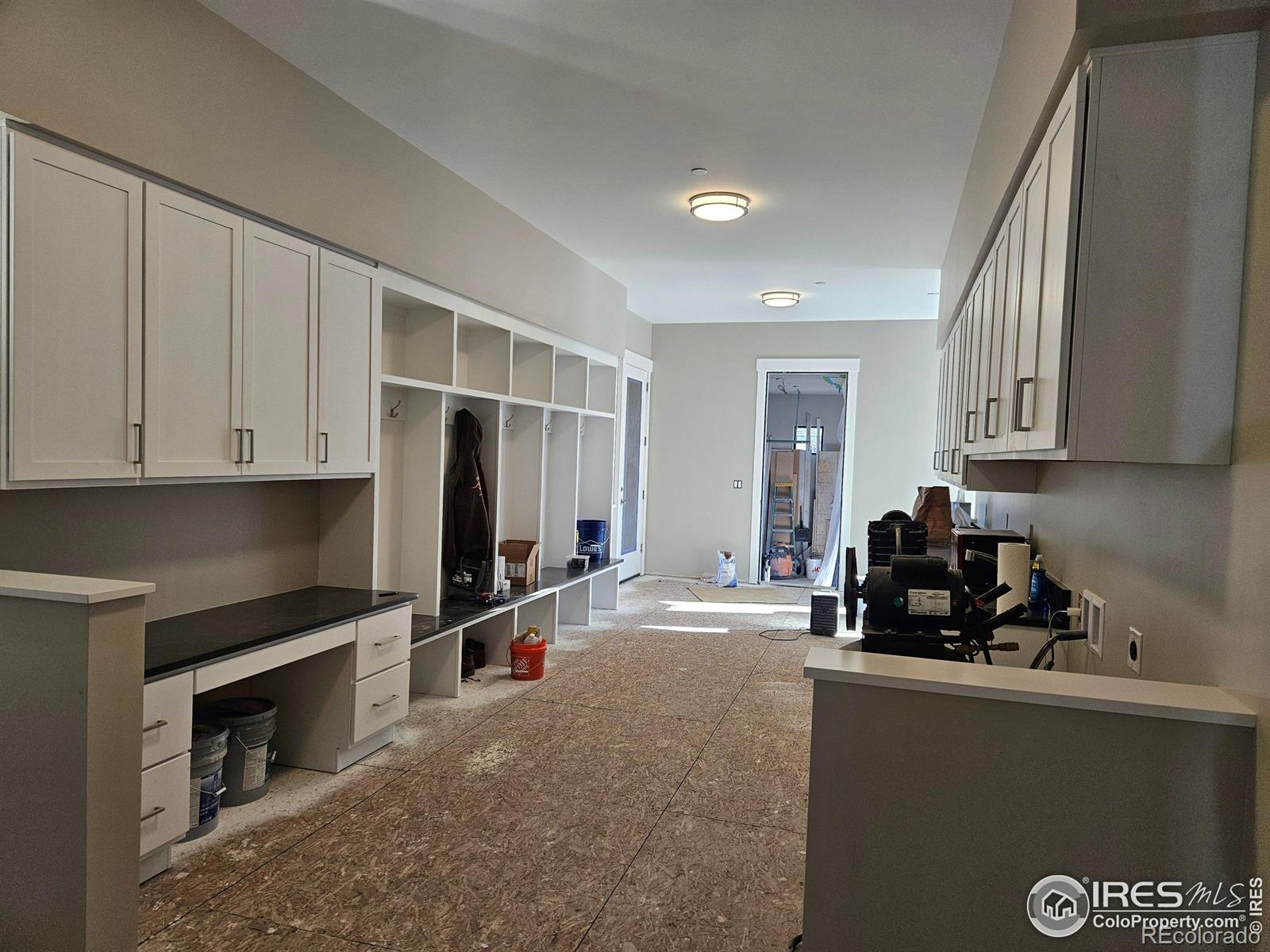 Mudroom, Laundry Room with Desk